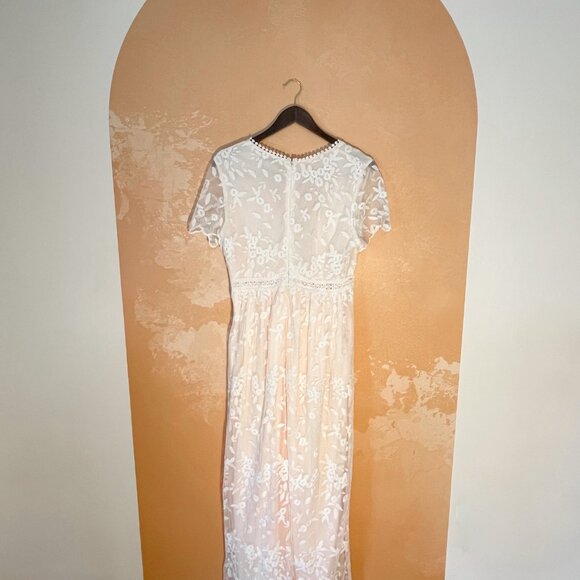 Baltic Born | Ada Maxi Dress | White Lace - Picture 2 of 6